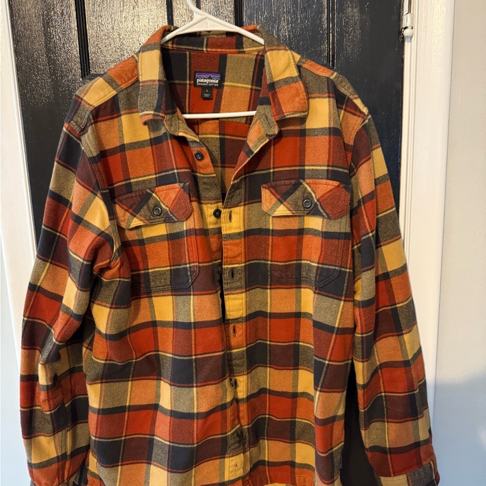 Patagonia Fjord Plaid Flannel Shirt